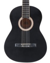 Bol.com LaPaz C30BK Klassieke Gitaar - Akoestische gitaren - 4/4 formaat - Spaanse gitaar volwassenen - Zwart aanbieding
