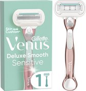Bol.com Gillette Venus Deluxe Smooth Sensitive - 1 Scheermes Voor Vrouwen - RoseGold - 1 Scheermesje aanbieding