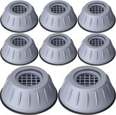 Bol.com 8-delige anti-vibratiepads voor wasmachine antislip meubelpads rubberen ringen geluidsabsorberende mat voor wasmachinedr... aanbieding