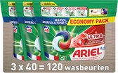Bol.com Ariel 4in1 Wasmiddel PODS +Ultra Vlekverwijderaar - 120 wasbeurten (3x40) aanbieding