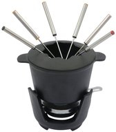 Bol.com Kinghoff 1195 - Gietijzeren fondue set met vorken - 6 persoons - 17 x 10 cm aanbieding