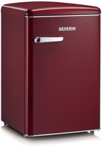 Bol.com Severin RKS 8831 Tafelmodel Retro koelkast wijn rood aanbieding
