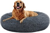 Bol.com BOTC Hondenmand - Vetbed 100 cm - Maat XL - Kattenmand - warmtemat - voor honden en katten - Grijs aanbieding
