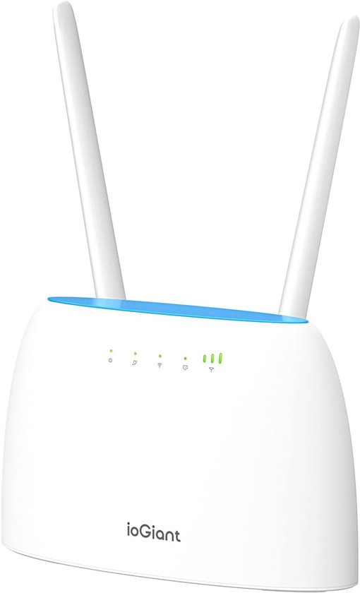 ioGiant - AC1200 - 4G Router met SIM Slot - 1200Mbps Dual Band - Mobiele Wi-Fi