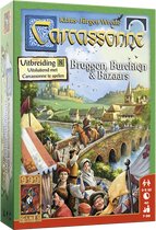 Bol.com Carcassonne: Bruggen Burchten en Bazaars Uitbreiding Bordspel aanbieding