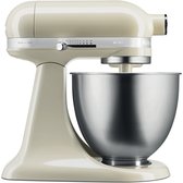Bol.com KitchenAid Standmixer - Mini mixer met kantelbare kop accessoires en capaciteit van 33L - Almond Cream aanbieding