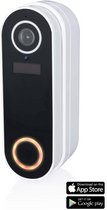 Bol.com alpina Smart Home Draadloze Video-Deurbel met Camera en Wifi - Full HD - Intercom - Werkt op Interne Oplaadbare Batterij... aanbieding