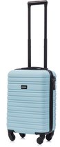 Bol.com BlockTravel handbagage reiskoffer XS met wielen afneembaar 29 liter - inbouw TSA slot - lichtgewicht - licht blauw aanbieding