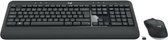 Bol.com Logitech Advanced MK540 toetsenbord Inclusief muis USB QWERTY Scandinavisch Zwart Wit aanbieding