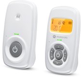 Bol.com Motorola Nursery Babyfoon AM24 - Baby Monitor - Audio - Hoog Gevoelige Microfoon - DECT Technologie - tot 300 Meter Bere... aanbieding