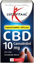 Bol.com Lucovitaal CBD 10 milligram Cannabidiol Voedigssupplement - 30 Capsules aanbieding