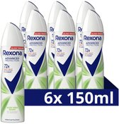 Bol.com Rexona Women Advanced Protection Anti-Transpirant Spray - Aloë Vera - met Body Heat Activated Technologie - 6 x 150 ml aanbieding