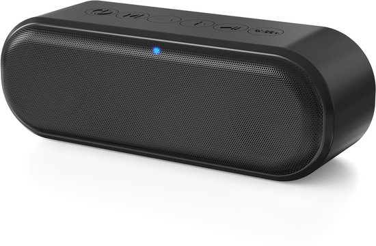 Auronic Bluetooth Speaker - Draadloos - tot 20 uur Batterij - Base+ mode - Spat Waterdicht - Zwart