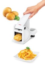 Bol.com Metaltex - Frietsnijder - Frietmaker - Potato Plus - Kunststof - Wit - 36 frietjes - RVS messen aanbieding