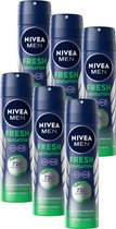 Bol.com NIVEA MEN Fresh Sensation Anti-transpirant Spray - Deodorant - Beschermt 72 uur - Infinifresh - Alcoholvrij - Antibacter... aanbieding