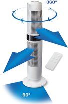 Bol.com Clean Air Optima® CA-406W - Design Torenventilator - Ventilator met Temperatuursensor - Dynamische luchtstroom - Timerfu... aanbieding