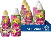 Bol.com Robijn Perfect Match Wasmiddel en Wasverzachter Pakket - Tropical - voor langdurige kleurbescherming - set van 5 (60 was... aanbieding