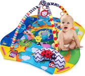 Bol.com Lionelo Anika Plus - Babygym - 2 in 1 Speelkleed - 5 speelgoed aanbieding
