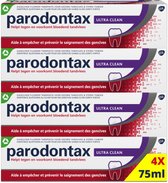 Bol.com Parodontax Ultra Clean dagelijkse tandpasta tegen bloedend tandvlees 4 x 75ml aanbieding