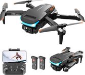 Bol.com Drone met camera voor volwassenen 1080P HD FPV camera drone voor beginners met hoogtebehoud landing met één toets vermij... aanbieding