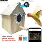 Bol.com Kibus Vogelhuis met Camera - Wifi - Wildcamera - Nestingbox - Vogelnest - Nachtzicht - 64gb SD-card - HD resolutie - aanbieding