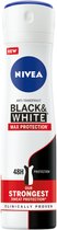 Bol.com NIVEA Black & White Max Protection Anti-Transpirant Spray - Deodorant Spray - 6 x 150 ml - Voordeelverpakking aanbieding