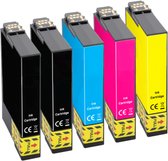 Bol.com Geschikt voor Epson 604XL inktcartridges + Extra Zwart - XP-2200 - XP-2205 - XP-3200 - XP-3205 - XP-4200 - XP-4205 - WF2... aanbieding