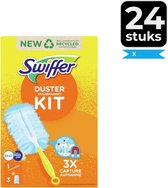 Bol.com Swiffer Duster Stofdoekjes - Starterkit + 3 navullingen Febreze - Voordeelverpakking 24 stuks aanbieding