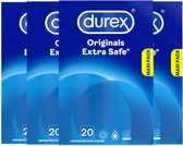Bol.com Durex Originals Condooms Extra Safe - 4x 20 stuks aanbieding