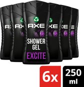 Bol.com Axe Excite 3-in-1 Douchegel - 6 x 250 ml - Voordeelverpakking aanbieding