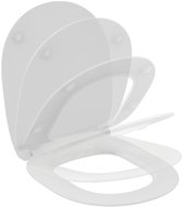 Bol.com Ideal Standard Connect closetzitting met deksel met softclose dun wit aanbieding