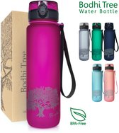 Bol.com Bodhi Tree® Waterfles 1 Liter - Drinkfles 1 Liter - Fruit Filter - Sportfles voor Yoga Sport Fitness - BPA Vrij - Water ... aanbieding