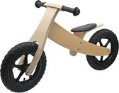 Bol.com Houten Balance Kinderfiets - Loopfiets - Jongens en Meisjes - Met Luchtbanden - 2-wieler aanbieding