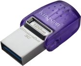 Bol.com USB stick Kingston DataTraveler MicroDuo 3C 128 GB 128 GB aanbieding
