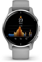 Bol.com Garmin Venu 2 Plus Health Smartwatch - Amoled touchscreen - 9 dagen batterij - Spraakbesturing - Powder Gray aanbieding