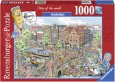 Bol.com Ravensburger puzzel Fleroux Amsterdam - Legpuzzel - 1000 stukjes aanbieding