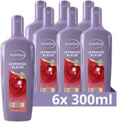 Bol.com Andrélon Levendige Kleur Shampoo - 6 x 300 ml - Voordeelverpakking aanbieding