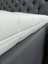 Bol.com Topper – 160x190 – koudschuim – premium tijk – bed topper - 5 cm hoog - Gemiddeld aanbieding