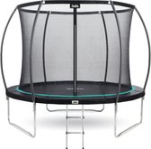 Bol.com Salta Cosmos - Trampoline met veiligheidsnet en ladder - ø 251 cm - Zwart aanbieding