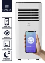 Bol.com SEEGER Mobiele Smart Airco met Luchtontvochtiger en WiFi - 9000 BTU - Inclusief Installatiekit - Voor Woonkamer en Slaap... aanbieding
