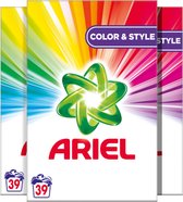 Bol.com Ariel Color Waspoeder - 3 x 39 Wasbeurten - Voordeelverpakking aanbieding