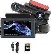 Bol.com Dashcam | Dashcam voor auto | 1080 P FULL HD | 3 inch scherm | G- sensor | Bewegingsdetectie | Wijde hoek camera 170 gra... aanbieding