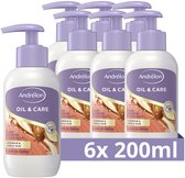 Bol.com Andrélon Oil & Care Leave-In Haarcrème - 6 x 200 ml - Voordeelverpakking aanbieding