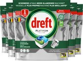 Bol.com Dreft Platinum All In One Vaatwasmiddel - Original - Voordeelverpakking 5 x 34 Vaatwastabletten aanbieding