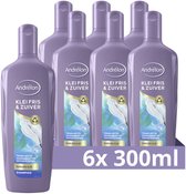 Bol.com Andrélon Klei Fris & Zuiver Shampoo - 6 x 300 ml - Voordeelverpakking aanbieding