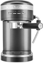 Bol.com KitchenAid Espressomachine Artisan - koffiemachine met slimme sensortechnologie stoompijpje en accessoires - Grijs aanbieding