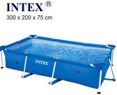 Bol.com Intex Rectangular Frame Pool - Opzetzwembad - 300 x 200 x 75 cm aanbieding
