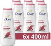 Bol.com Dove Advanced Care Verzorgende Douchegel - Reviving - 24-uur lang effectieve hydratatie - 6 x 400 ml aanbieding