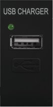 Bol.com Maclean - USB-contactdoos tot 1A Modulaire wandcontactdoos inbouw (USB-contactdoos 1A Zwart) aanbieding