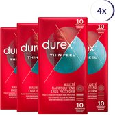Bol.com Durex Condooms Thin Feel Close Fit 10st x 4 aanbieding